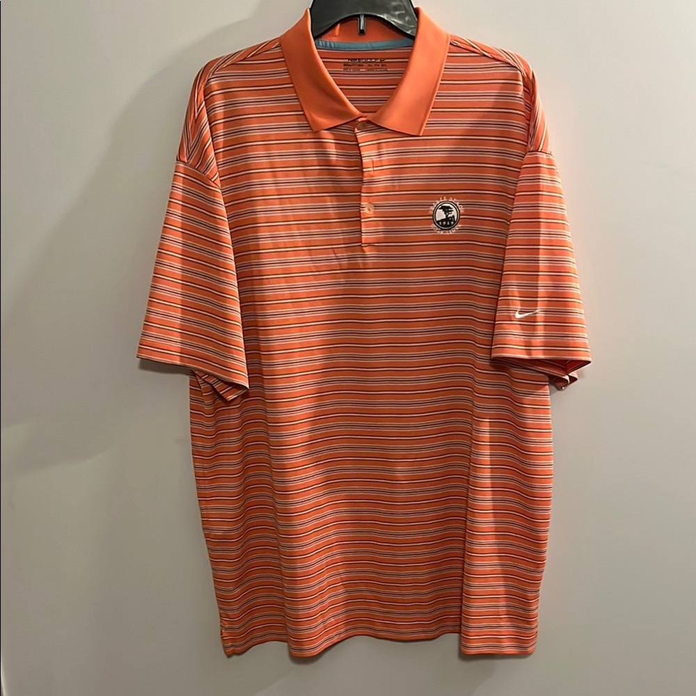 Nike Orange Performance Polo Shirt